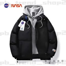 NASA Down Ceketler NASA CO Markalı Pamuk Ceket Kış Moda Markası Kalın Erkekler Ceket Puffer Ceket Esse Ceket 910