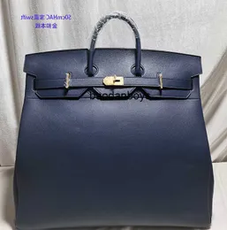 Borse Borse da 50 cm in vera pelle personalizzate stile Hac Borsa da viaggio grande Borsa da grande capacità Borsa da uomo prepotente Badd7ko4SHS