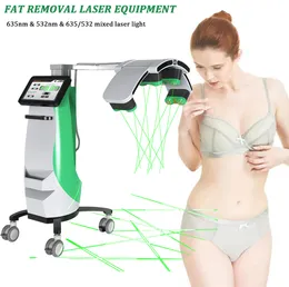 Laser macchina sottile laserlipo diodo perdita di peso lipo luce grasso ridurre lipolisi liposuzione attrezzatura per il contorno del corpo doppia lunghezza d'onda 10 raggi