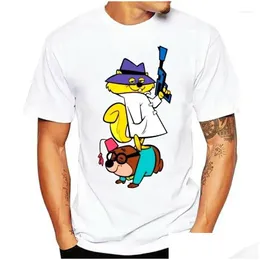 Canotte da uomo Secret Squirrel Retro Barbera Cartoon Poster Fan T-shirt Taglia S-Xxl Tee Shirt Drop Delivery Abbigliamento Intimo Ottyj