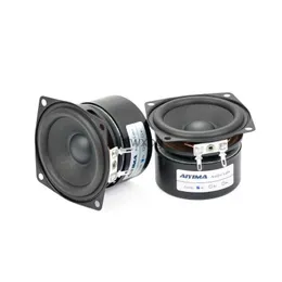 Taşınabilir Hoparlörler Aiyima 2.5 inç 4ohm 15W Tam Frekans Bas Hoparlör Ses Bas Birimi Hoparlör Tam Menzilli Hifi Woofer Audio Mini Hoparlörler YQ240116