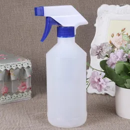 Botellas de almacenamiento Tehaux Spray de limpieza Botella de plástico Disparador Vacío Claro Recipiente recargable Agua esencial