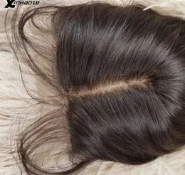 5x5 base de seda fechamento silicone seda superior cabelo humano fechamento do laço remy cabelo humano com cabelo do bebê livre meio part240115