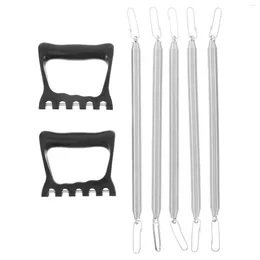 저항 밴드 스프링 가슴 팽창 도구 운동 운동 스포츠 조절 가능한 그립 강도 트레이너 피트니스 스틸 운동 용품 남성용