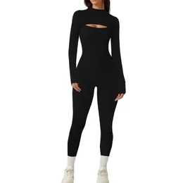 Sexy Overall Für Frauen Herbst Frühling Lange Hülsenspielanzug Frauen Elegante Bodycon Overall Combinaison Femme Sexys 240115