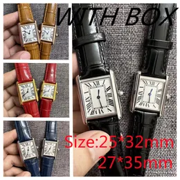 Ladies Watch Designer Men's Quartz Luxury Watch Square Small dial Watch Precision Steel Case Leather Strap Watch High Quality Montre de Luxe Waterproof Couple Watch