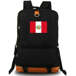 Peru-Rucksack, PER-Landesflagge, Tagesrucksack, Lima-Schultasche, Nationalbanner-Aufdruck, Freizeit-Schultasche, Laptop-Tagesrucksack