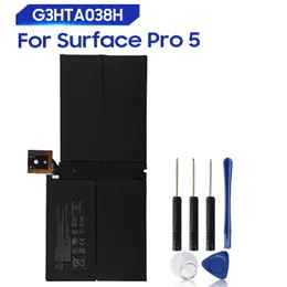 체인 Microsoft Surface Pro 5 Pro5 Prate Pro 6 Pro6 Dynm02 G3HTA038H 정품 태블릿 배터리 5940mah 용 원래 교체 배터리