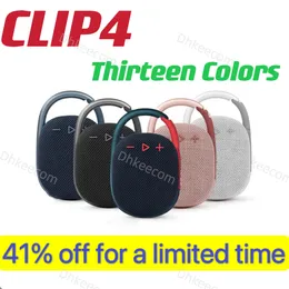 Altoparlanti portatili CIP4 Wireless Bluetooth Tredici colori Sport Fibbia appesa Scheda di inserimento Mini altoparlanti Subwoofer a tredici colori Musica Altoparlante esterno