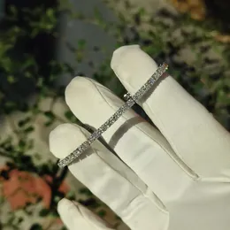 3mm redondo brilhante corte laboratório cultivado diamante pino configuração 14kt ouro para sua delicada pulseira de tênis presente de casamento