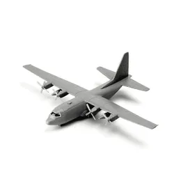 4D 1/144 United States Lockheed C-130 Hercules Assembly Militärmodell-Spielzeugflugzeug 240116