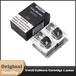 Uwell Caliburn Cartridge Pod 2ml 리필 가능한 카트리지 1.4ohm for Uwell Caliburn 키트 쉬운 탑 충전 시스템