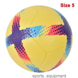 Bolas Bola de Futebol PU Material Tamanho 5/4 Meta Costurada à Máquina Ao Ar Livre Treinamento de Futebol Jogo Liga Criança Homens Futbol 230603 Wonb