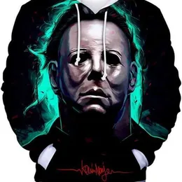 Mondlicht Licht Herz Panik Cosplay Horrorfilm Charakter Rollenspiel Halloween Kostüm Pullover