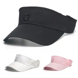 Al Captivate Visor Hat Tennis Running Golf Cap Baseball Cap Cotton Brodery Man and Women Holiday Sun Protection Hat Training Duck Tongue Hats