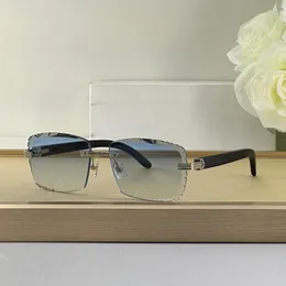 Designer-Carti-Brille für Herren, Lunette, quadratische Damen-Sonnenbrille, hochwertiges Cut-Linsen-Verfahren, Farbverlauf, polychromatische Damen-Trendy-Designer-Herren-Brille CT0273S