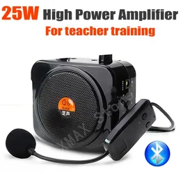 مكبرات صوت 25W Wired/2.4g اللاسلكي الميكروفون Bluetooth مكبر صوت معلم الفصول الدراسية مكبر صوت SPEMER SPEWER CARDER TF USB
