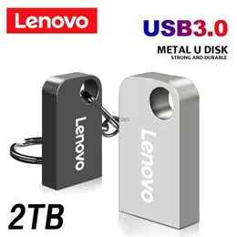 Chiavette USB Mini Lenovo Pen Drive 2TB 1TB 512GB Memoria Disco U portatile impermeabile Trasmissione dati USB 3.0 ad alta velocità Chiavetta USB in metallo