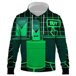 3D hoodie män kvinnor vårkläder överdimensionerad tröja herrkläder harajuku pullover tryck avslappnad huva kläder 240115