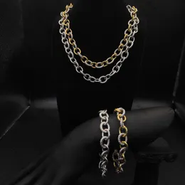 مصمم Dy رائع سلسلة Madison Chain Necklace ، وأنيقة ملعقة مزدوجة مزدوجة ، ملحقات مجوهرات الأزياء الهيب هوب مع صندوق وحقيبة غبار