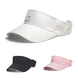 Al Captivate Visor Cap Tenis Koşuyor Golf Beyzbol Kapağı Erkek ve Kadın Tatil Boş Zamanlı Plaj Güneş Koruma Şapkası Ördek Dil Şapkaları Nakış Logosu