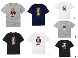 Ny designer Polo Mens T-shirt för sommar bomullsponyboll Anime Bear Mens Shirt Clothing S-2XL Qiao