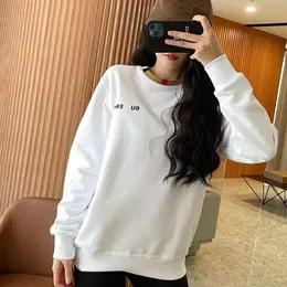 högkvalitativ huvtröja män designer tröja herrar kvinnor brev tryck grafisk sweatshirt mode casual lös rund nacke pullover high end bomull långärmad t -shirt