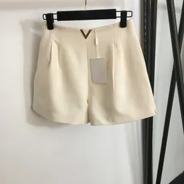 Шорты с высокой талией Женские короткие брюки Классические буквы Плюс Размер Шорты 2 цвета Индивидуальные дизайнерские шорты для девочек Брючная одежда