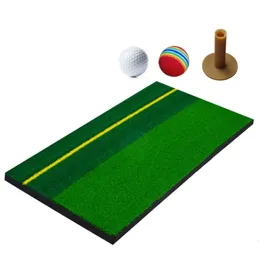 Golf Exercise Mat Training Hitting Grass Pad Backyard Indoor Practice Supplies 240116