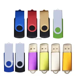 محركات أقراص فلاش USB Pendrive 128GB 64GB 32GB 16GB Metal USB Flash Drive 2.0 32 64 128 16 GB Drive 2.0 USB Stick Disk على بطاقة الذاكرة الرئيسية