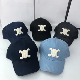Designer Cap Hat Baseball Caps hink hattar för män Kvinnor Justerbara bokstäver Solid Caps Cowboy broderad Sunshade Sport