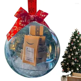 Party Decoration Christmas Tree Transparent Ball Durable Hanging Decor Ornaments Anniversary Birthday Supplies