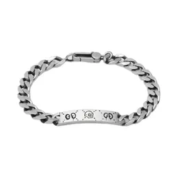 고급 Cool Bracelets Mens Gradient Bangle Unisex Designer Charm 팔찌 Titanium Stainless Steel Jewelry Womens Women Classic Chain과 Box Gift