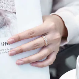 Desginer cartera Kajia Высококачественное кольцо с бриллиантами Full Sky Star в три ряда с бриллиантом Классическое универсальное модное кольцо для мужчин и женщин Вечная пара