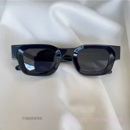 Rhude x Thierry Lasry Rhodeo Street Sunglasses Homens e Mulheres Quadrados Anti-UV400 Masculino Steampunk Premium Acetato Óculos Solares 5XHD