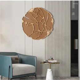 Decorative Plates Modern TV Wall Decorations Bedroom Pendant Dining Room Console Decoration Wrought Hanging