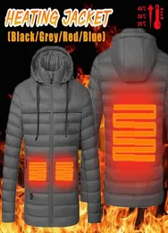 Caminhadas jaqueta de aquecimento das mulheres dos homens com capuz jaqueta usb fibra carbono almofada aquecimento mangas compridas casaco inverno roupas térmicas 7509872