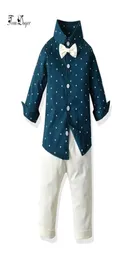 Tem Doger Set di abbigliamento per bambini Autunno Neonati Cartoni animati Camicie Pantaloni 2 pezzi per bambini Abbigliamento sportivo 2103099225102