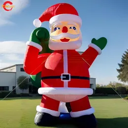 10m 33ft Outdoor Activities 8mH Oxford Material Giant Inflatable Santa Claus Christmas Old Father cartoon For Sale