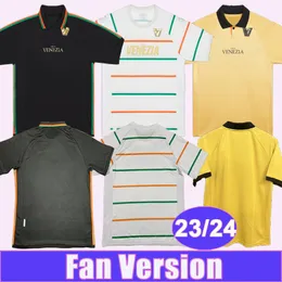 22 23 Venezia męskie koszulki piłkarskie Mazzocchi Tessmann Aramu Fiordilino Johnsen Heymans Busio Crnigoj Home Away Away Football Shirts