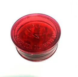 Tanie 17 -calowe czerwone akrylowe szlifierki ziołowe 3 -częściowe plastikowe szlifierki ziołowe dym Grinders Fress na całym świecie 9213540