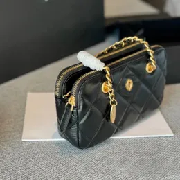 Borsa a messenger a agnelli con cerniera a doppia cerniera di alta qualità borsa da design di lusso Golden Cross Body Occhy Pull Pulza Classica Borse da donna Borsa per feste da donna