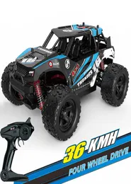 RC CAR Toy Super High Speed ​​36 KMH 118 Monster Race Power Wheels Cool Drift LED -lampor Multiplayer Sport Kid Birthday Chri1106684
