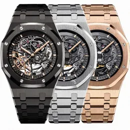 Designer Mens Skeleton Watch for Men Watch Automatic Movement Orologi meccanici 24ye#