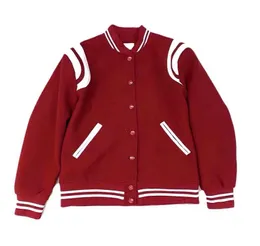 Men039s Ceketler Yüksek Sokak Klasik Beyzbol Ceket Erkekler Çizgili Bir Ek Soylu Düz Renk Varsity Kolej Tarzı Sıradan Ceket UNISEX FA8051245