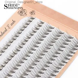 False Eyelashes 6 rows of 120 eyelashes extended natural Russian curled false eyelashes curled eyelashes personal 10/20/30D cluster false eyelash makeup Q240425