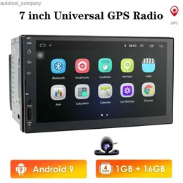 Nowy 2 DIN Android 9.0 Multimedia Multimedia Player Autoradio Video Audio stereo dla uniwersalnego 7 -calowego ekranu dotykowego USB DVR AHD Camera SWC DAB