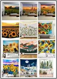 Tapestries Decorative Background Wall Hanging Cloth Plant Electric Meter Box Suede Block Mural Tapestry Drop Delivery Oto4Q