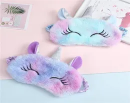 Kids039 Sunblock Sleep Mask Natural Sleeping Eye Cover Shade Patch Children Soft Portable unicorn Blindfold Travel Eyepatch 9187240667