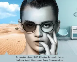 Lentille optique pochromique gris-marron de haute qualité HMCEMI UV400 pour lunettes de soleil 70mm indice 156 pour lunettes de prescription gamme 0606404073